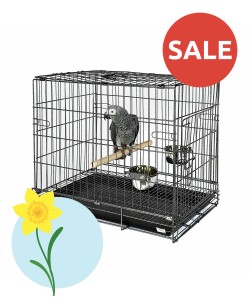 Liberta Parrot Travel Cage, Holiday Cage, African Grey Travel Cage, Amazon